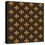 Fleur-de-lis Pattern-null-Stretched Canvas