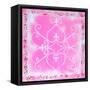 Fleur De Lis Pink Fantasy-Megan Aroon Duncanson-Framed Stretched Canvas