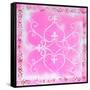 Fleur De Lis Pink Fantasy-Megan Aroon Duncanson-Framed Stretched Canvas