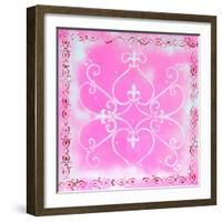 Fleur De Lis Pink Fantasy-Megan Aroon Duncanson-Framed Art Print