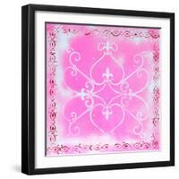 Fleur De Lis Pink Fantasy-Megan Aroon Duncanson-Framed Art Print