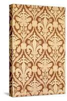 "Fleur-De-Lis," Reproduction Wallpaper Designed by S. Scott and Produced by Cole and Sons-August Welby North Pugin-Stretched Canvas