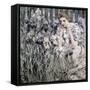 Fleur de Lis-Robert Payton Reid-Framed Stretched Canvas