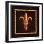 Fleur De Lys - Clovis-Marilyn Dunlap-Framed Art Print