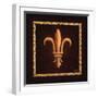 Fleur De Lys - Clovis-Marilyn Dunlap-Framed Art Print