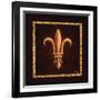 Fleur De Lys - Clovis-Marilyn Dunlap-Framed Art Print