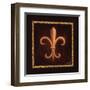 Fleur De Lys - King Louis VII-Marilyn Dunlap-Framed Art Print