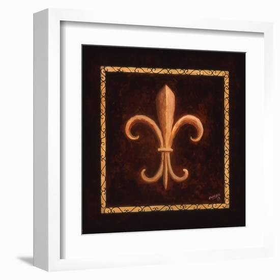 Fleur De Lys - King Louis VII-Marilyn Dunlap-Framed Art Print