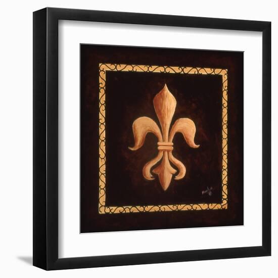 Fleur De Lys - King Louis XV-Marilyn Dunlap-Framed Art Print