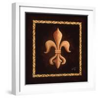 Fleur De Lys - King Louis XV-Marilyn Dunlap-Framed Art Print