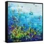 Fleur de Mer-Heather W. Ernst-Framed Stretched Canvas