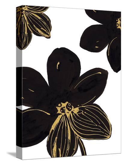 Fleur de Nuit II - Luxe-Sandra Jacobs-Stretched Canvas