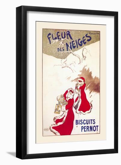 Fleur Des Neiges - Biscuits Pernot-Leonetto Cappiello-Framed Art Print