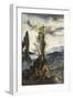 Fleur mystique-Gustave Moreau-Framed Giclee Print