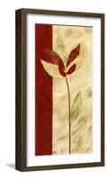 Fleur Rouge II-Luisa Tosini-Framed Art Print