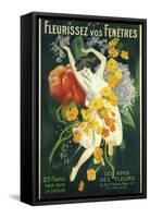 Fleurissez Vos Fenetres-null-Framed Stretched Canvas