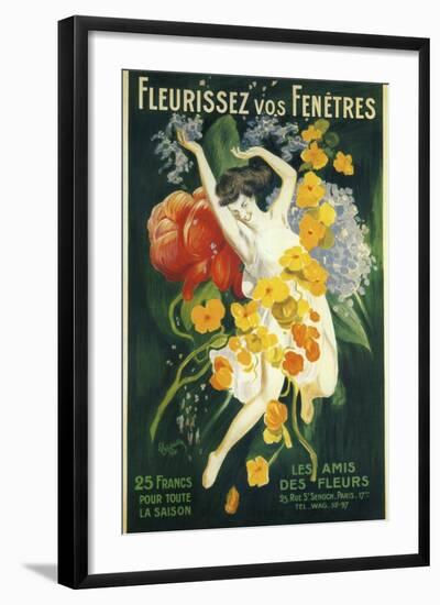 Fleurissez Vos Fenetres-null-Framed Giclee Print
