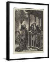 Fleuriste Florentine Au Moyen Age-null-Framed Giclee Print