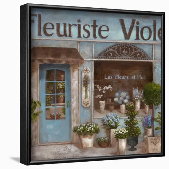 Fleuriste-Nan-Framed Art Print