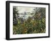 Fleurs a Vetheuil, 1880-Claude Monet-Framed Giclee Print