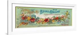 Fleurs D Ethiopie Soap Label - Paris, France-Lantern Press-Framed Art Print