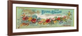 Fleurs D Ethiopie Soap Label - Paris, France-Lantern Press-Framed Art Print