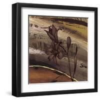 Fleurs d'or I-Anne Brochard-Framed Art Print