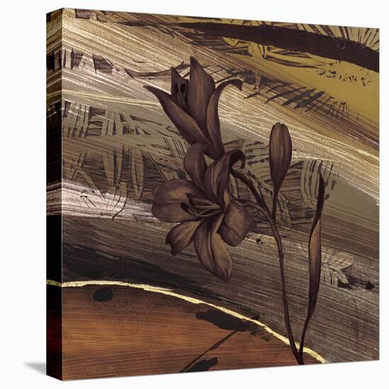 Fleurs d'or I-Anne Brochard-Stretched Canvas