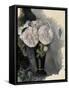 Fleurs dans un vase bleu-Paul Cézanne-Framed Stretched Canvas