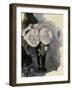 Fleurs dans un vase bleu-Paul Cézanne-Framed Giclee Print