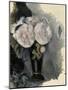 Fleurs dans un vase bleu-Paul Cézanne-Mounted Giclee Print