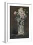 Fleurs dans un vase de cristal-Edouard Manet-Framed Giclee Print