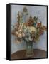 Fleurs dans un vase-Pierre-Auguste Renoir-Framed Stretched Canvas