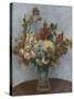Fleurs dans un vase-Pierre-Auguste Renoir-Stretched Canvas