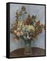 Fleurs dans un vase-Pierre-Auguste Renoir-Framed Stretched Canvas