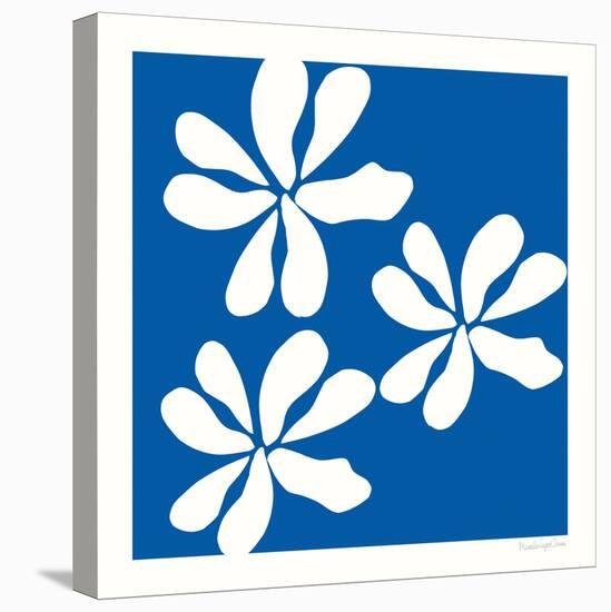 Fleurs de Matisse I Sq-Mercedes Lopez Charro-Stretched Canvas