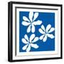 Fleurs de Matisse I Sq-Mercedes Lopez Charro-Framed Art Print