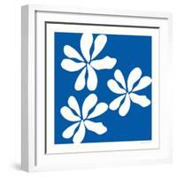 Fleurs de Matisse I Sq-Mercedes Lopez Charro-Framed Art Print