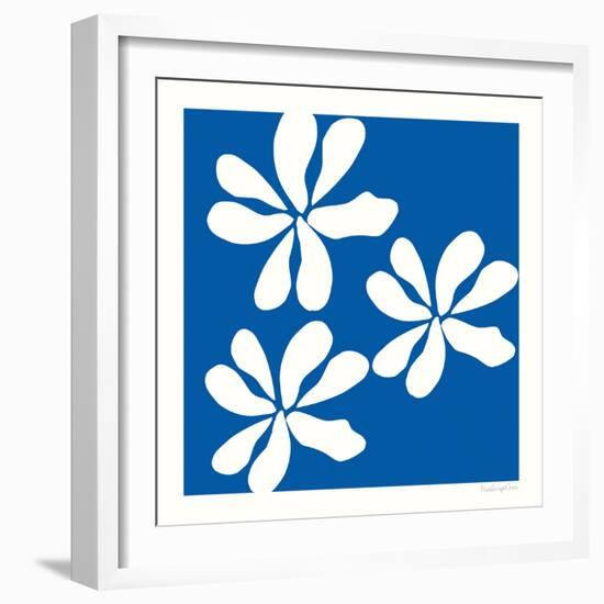 Fleurs de Matisse I Sq-Mercedes Lopez Charro-Framed Art Print