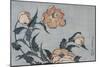 Fleurs de pavot dans la brise-Katsushika Hokusai-Mounted Giclee Print