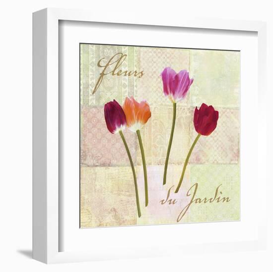 Fleurs du Jardin-Remy Dellal-Framed Art Print