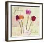 Fleurs du Jardin-Remy Dellal-Framed Art Print