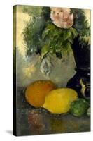 Fleurs et fruits-Paul Cézanne-Stretched Canvas