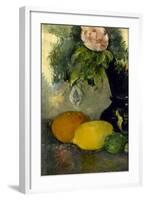 Fleurs et fruits-Paul Cézanne-Framed Giclee Print