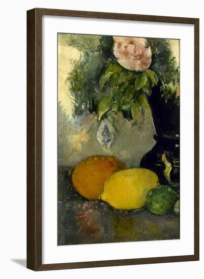 Fleurs et fruits-Paul Cézanne-Framed Giclee Print