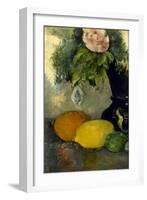 Fleurs et fruits-Paul Cézanne-Framed Giclee Print