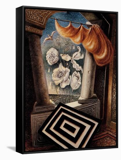 Fleurs Etranges, by Savinio Alberto (Andrea De Chirico), 1930, 20th Century-Alberto Savinio-Framed Stretched Canvas