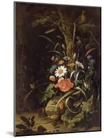Fleurs, oiseaux, insectes et reptiles-Abraham Mignon-Mounted Giclee Print