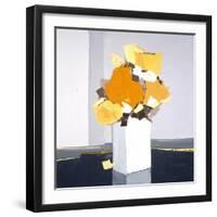 Fleurs Oranges-Monestier-Framed Premium Giclee Print