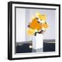 Fleurs Oranges-Monestier-Framed Premium Giclee Print